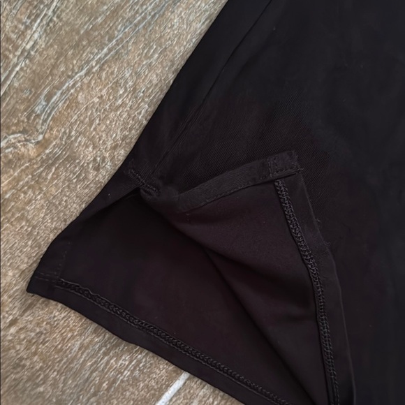 Chico's Classic Black Short Sleeve Slinky Tee - Picture 5 of 10